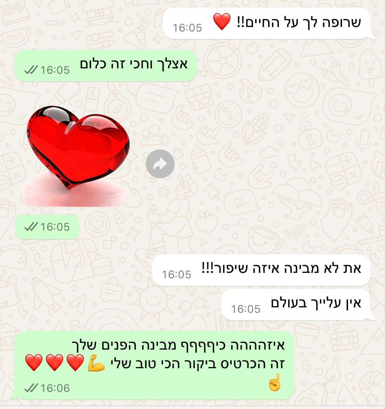 המלצה של מטופלת 4